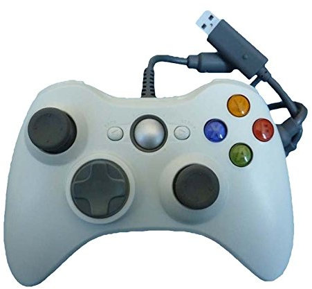 Mando con cable XBOX 360 *Compatible* Blanco