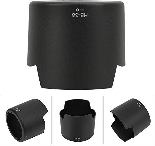 Paraluce per fotocamera, HB-38 Paraluce per attacco fotocamera per obiettivo AF-S Micro 105mm f/2.8G IF-ED VR, realizzato con materiale di qualità, miglioramento del contrasto e