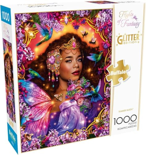 Buffalo Games - Flights of Fantasy - Summer Queen - 1000 Piece Jigsaw Puzzle for Adults Challenging Puzzle Perfect for Game Nights - Finished Size is 26.75 x 19.75