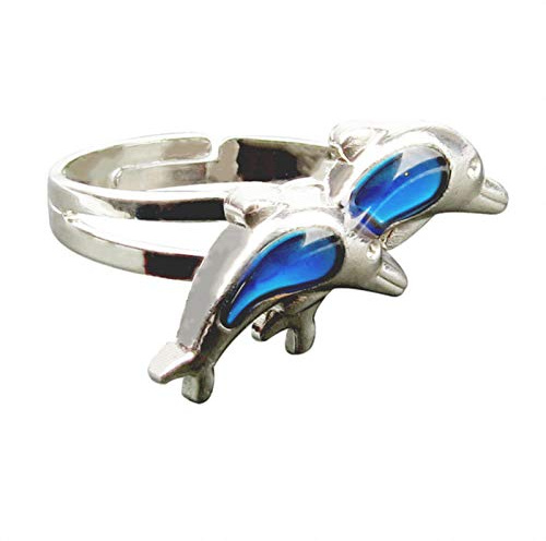 OSALAD Schmetterling Herz Stern Stimmung Ring Farbe Änderung Einstellbar Emotion Fühle Wechselbare Temperaturring Schmuck Für Kinder Geburtstag Großhandel