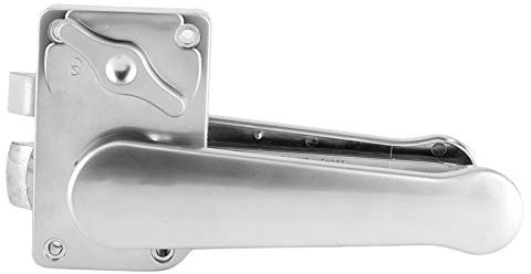 Teror Türschloss, WC-Türhebelschloss-Set Badgriffknopf Chrom poliert für Camper RV Yacht