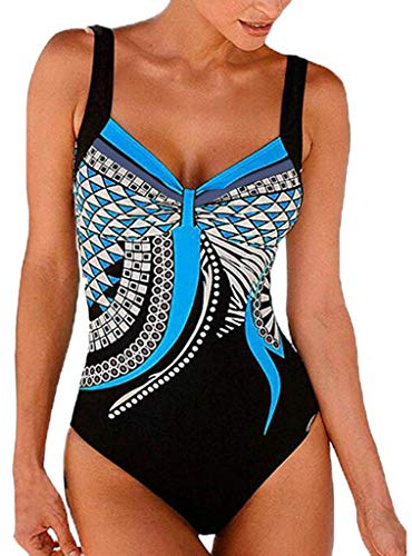 Maillot De Bain Gainant Ventre Plat pour Femme Vintage Elégant Maillot de Bain Femme 1 Pièce Maillots de Bain Vetement de Plage Tankini Natation Monokini Beachwea Push Up Contrôle Ventre