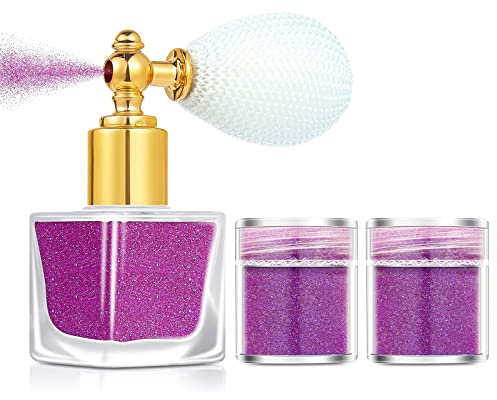 Glitter Spray, MKNZOME Glitzer Spray Haare und Körper Glitzerspray Langlebiges Body Glitter Make-up Geschenk für Frauen Mädchen Gesicht Haare Körper Kleidung Nagelkunst Handwerk