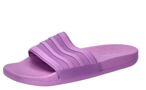 adidas Unisex Adilette Comfort Slides, preloved purple/preloved purple, 47 EU