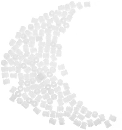 SOLUSTRE Chevilles En Plastique 150 Pièces 4x10 Mm Filet Interne Et Externe Pour Charnières De Meubles, Inserts De Goujons De Charnière, Fixation Polyvalente Pour Portes D’armoire Et Tiroirs