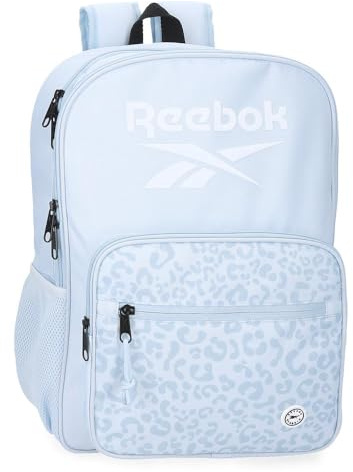 Reebok Maura, Mochila Escolar, Mochila Azul y Rosa, Fabricada en poliéster, Tirantes Anchos, ergonómicos y Acolchados, Varios Compartimentos, de Joumma Bags
