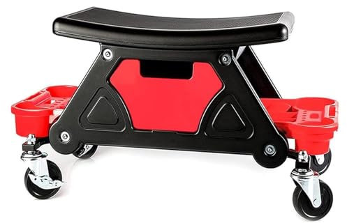 RVIFY hocker mit Rollen Auto-Detailing-Hocker, Stuhl, mobiler Rollsitz, Rollbrett für Mechaniker, Detailer, Garage, Werkstatt Rollhocker