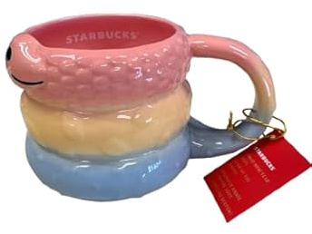 Starbucks 2025 Lunar New Year Keramikbecher, 400 ml, Ombre-Sammelstück