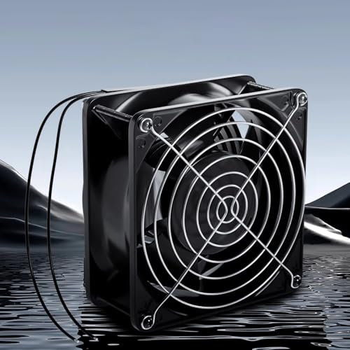 Toplionace Chauffage Soufflant Industriel PTC en Métal avec Thermostat - 70W 220V pour Séchage, Déshumidification et Isolation (82-95 Pi³/Min)