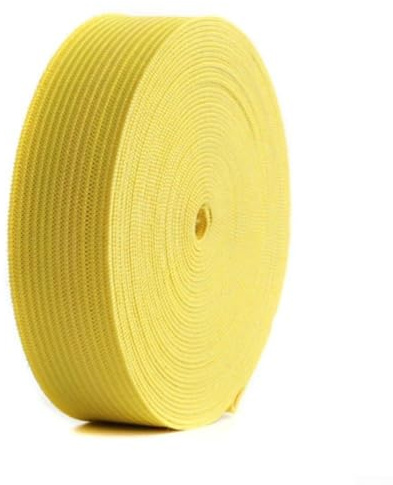 Bandes élastiques en nylon pour couture de pantalons, 5 m de long, pour travaux manuels et réparations (jaune)
