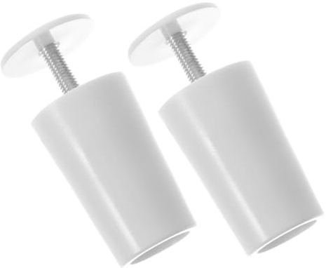 ZUNOXAZ 2pcs White Curtain Stopper for Blinds Roller Shutter Buffer Limiters Smooth Surface Blind Accessories for Home Window Light Gap Blockers