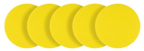 GRAPHITE Profi Schleifscheiben 225 mm – Elektrokorund, 5er Set | Kletthaftung, Perfekt für Wandschleifer, Gipskarton & Spachtelmasse, Effektive Staubabsaugung