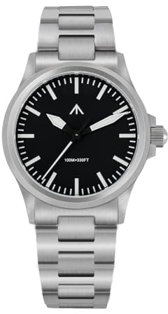 TACTICAL FROG Militado ML18 Japanische Sweep VH31 Felduhr 36 mm Herren-Militäruhr Saphirglas