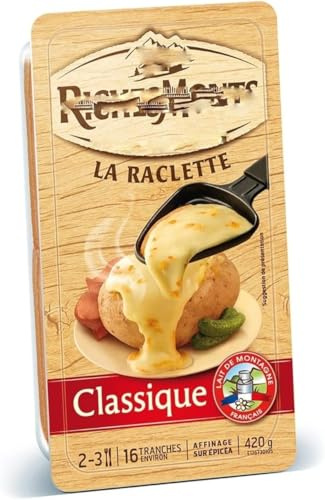 Richez Montt Classic Raclette Cheese, 420g Pack of 4