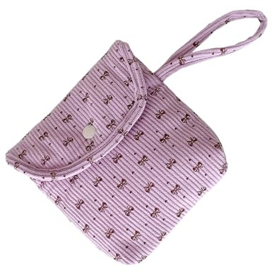 Sac de rangement pratique en velours côtelé pour serviettes hygiéniques pour articles de toilette et accessoires de maquillage Sac à main Planificateur