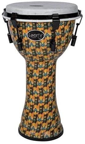 Gewa LS829100 Djembé Liberty Series Mechanically Tuned 10 Zoll Abstract Kente Abstract Kente 10 Mechanically Tuned