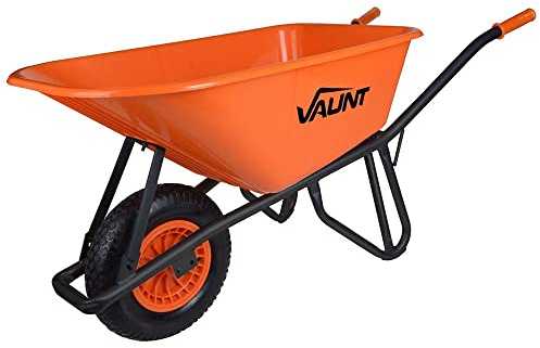 Vaunt 100L Trade Wheelbarrow Challenger L30 Plastic Site Wheel Barrow V1924050
