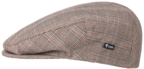 Lipodo Devron Flatcap Schirmmütze kariert Made in Italy Herren Frühling Sommer