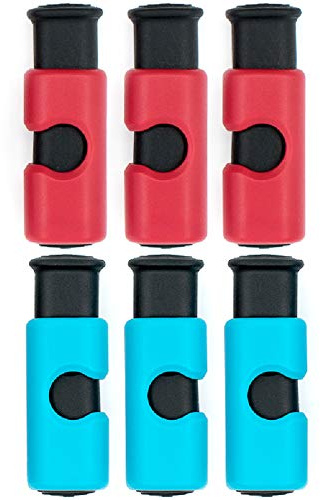 6 Pcs Premium Grade Food Bag Squeeze Clips Bread Clips Rubber Lid Non-Slip Sealer Bag Cinches Easy Use Lock
