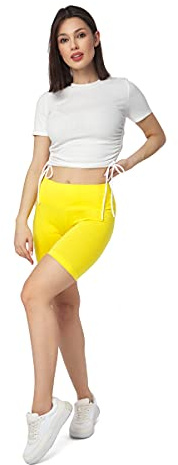 SOFTSAIL Leggings Mujeres Mallas Pantalones Cortos De Ciclista Pantalones De Yoga De Gimnasio Elásticos Transpirables Control De Barriga Cintura Alta Algodón para Damas Que Adelgazan