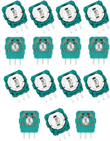 Onyehn Potentiometer-Ersatz für Dualsense PS5-Controller, 2 k3 Ohm, Reparaturteil, Trimm-Topf-Widerstand-Modul-Sensor für analogen ALPS-Joystick, 15 Stück