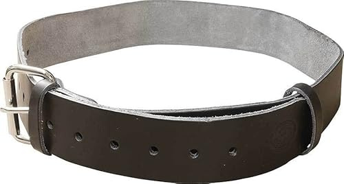 Connell of Sheffield Scaffold Belt XL (41-50 Inch Waist) - Black Leather