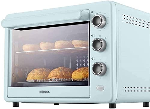 CAZARU Forno Elettrico da Tavolo Mini Forno Elettrico da 32 Litri Tostapane Fornello Multiplo Controllo della Temperatura Regolabile e Timer per cuocere Torte Pizza