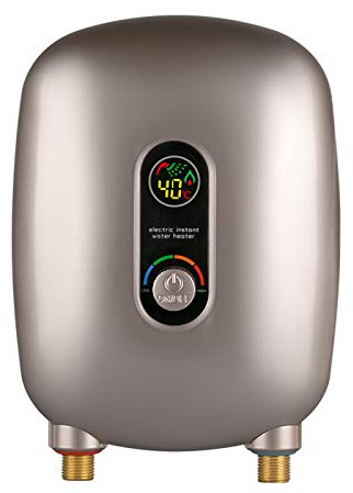 Scaldabagno elettrico istantaneo per cucina domestica, piccolo scaldabagno senza serbatoio 6500W 220V 30A IPX4 per lavello cucina (4512)