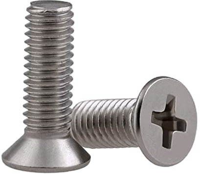 LXINMFEWY Mehrzweck M2-m4 Senkkopf-maschinenschrauben Flachkopf-kreuzschrauben Marine Grade Edelstahl Länge 4–65 Mm Maschinenschrauben