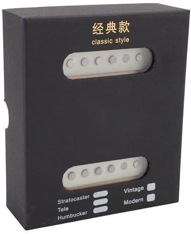 E-Gitarren-Single-Coil-Tonabnehmer, Langlebiger Gitarrenhals-Mittelsteg-Tonabnehmer, Ersatz für E-Gitarre Im Strat-Stil