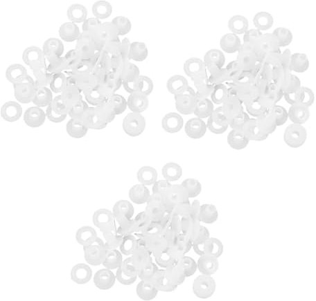 POPETPOP 150 Pièces Boucle De Moulin À Vent Attache De Moulin À Vent en Plastique Clip De Moulin À Vent en Plastique Boucles De Décoration De Moulin À Vent De Jardin Décoration Attache en