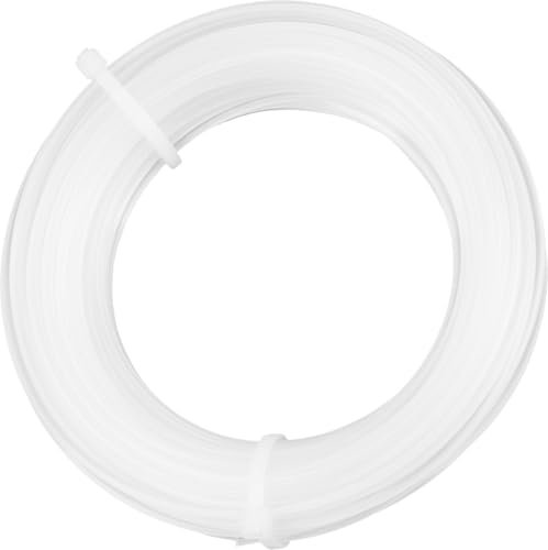 White Trimmer Lines 1.65mm x 15m , Strimmer Wires, Durable, Flexible Nylon Cord for Grass Cutting, Weed Trimming & Garden Maintenance, Easy to Install, Universal Fit for Electric & Petrol Strimmers