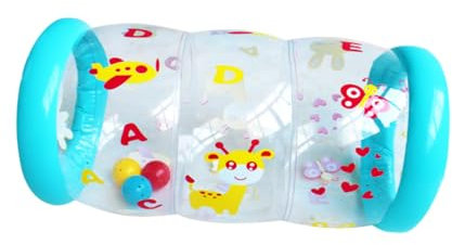 Sosoport Aufblasbares Spielzeug Für Junge Mädchen Buntes Krabbel-rollball-Spielzeug Aus Hochwertigem PVC-Material Auslaufsicher Und Geruchsneutral Fördert Koordination Und Beinmuskulatur