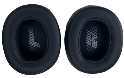 Ersatz Ohrpolster für JBL E65 E65BTNC/Duet NC,Weicherem Leder(Navyblau) | Ersatzpolster für JBL Live 650 660 BTNC/Live 650 660 NC Kopfhörer