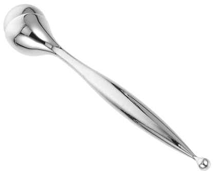 Happyyami Augenmassageroller Metall Kühler Anti Falten Roller für Dunkle Augenringe Hautstraffung Handlich Leicht für Reisen Gesichts und Augenpflege