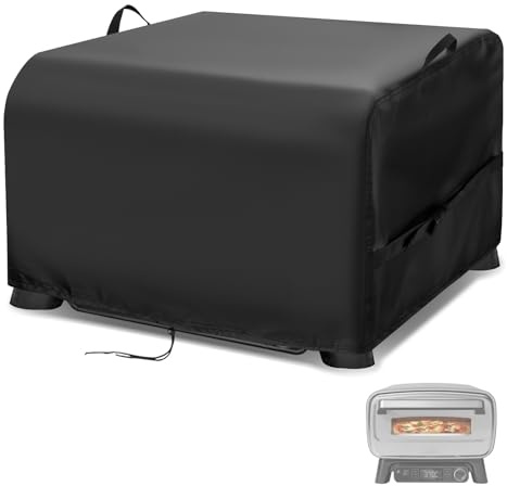 Kingling Housse de barbecue pour four à pizza électrique Ninja Artisan 53 x | Petite housse de barbecue d'extérieur imperméable à l'eau et à la poussière (housse uniquement) 53 x 43 x 31 cm