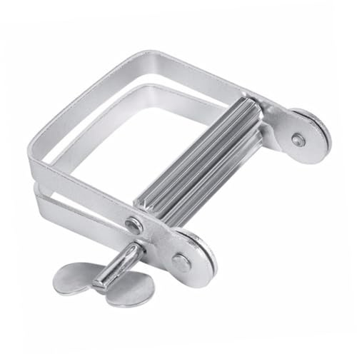 HONITANO Stainless Steel Toothpaste Squeezer Manual Tube Clip for Bathroom and Cosmetics Durable Cream Extruder for Hair Dye Pigment and Toothpaste Practical Gadget for Efficient Mess