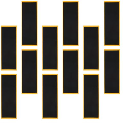GARVALON Grip Tape für Stück Schwarz 12 Schaumstoff Fingerboards | Cuttable, Anti Slip, Fingerboard Zubehör für Spielgefühl, Skateboard Griptape für Kleiner Skateboard