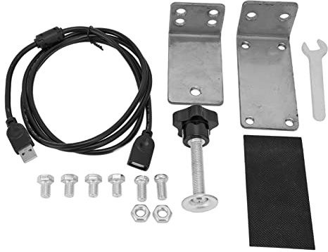 Aumotop Soporte de Montaje de Freno Mano USB, Duradero, Alta Rigidez, para Juegos Carreras G27 G29 para PC Windows