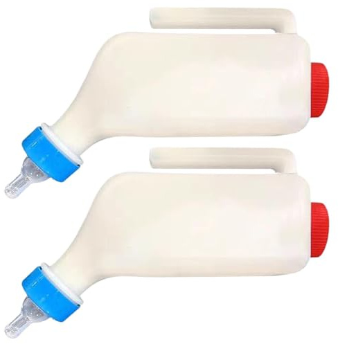 Opilroyn Bouteilles d'alimentation pour chèvre, équipement d'élevage d'infirmière, agneau avec échelle – pour petits animaux, chiot, mouton, vache