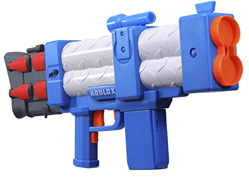 NERF Roblox Arsenal: Pulse Laser Motorized Dart Blaster, 10 Elite Darts, 10-Dart Clip, Code zum Freischalten virtueller Gegenstände im Spiel