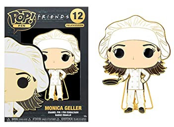 Loungefly Funko POP! Enamel Pins: Friends - Monica Geller Chef - Spilla da Collezione Carina - per gli Zaini & Borse - Idea Regalo - Merchandising Ufficiale - TV Fans