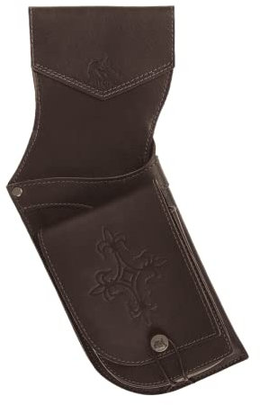 elToro Prime Brea - Holsterköcher, aus edlem robusten Glattleder, hohe Qualität, Zubehör für Pfeil und Bogen auf dem Parcours (Chocolate)