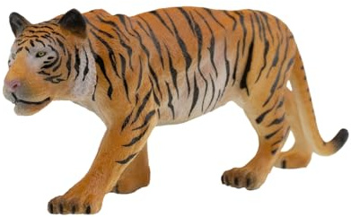 Bullyland - Tiger, perfekt als Spielzeug Figur, Dekoration und kleines Geschenk für Kinder ab 3 Jahren und Sammler, detailgetreue 12,9 cm Tier Spiel und Sammelfigur, PVC frei, 63719