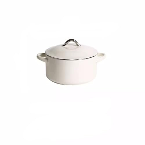 Zuppiera Ciotola for zuppa a doppio orecchio Ciotola for noodle istantanei for uso domestico grande con coperchio Stoviglie in ceramica Ciotola grande for zuppiera Ciotola for frutta Ciotola per Zuppa