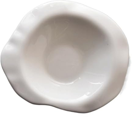 Speiseteller-Set Keramik-Essteller, Haushaltsweiß, unregelmäßiger Keramikteller, Saucenteller, Snackteller, Dessertschale, Speiseteller, Kuchenteller for Hotel, Restaurant, Bankett Kreative Keramikpla