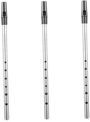 VICASKY 3piezas Flauta Dulce Soprano d Instrumento Musical Para Principiantes y Ligera Para Aprender Música Material Duradero y Resistente Para Adultos