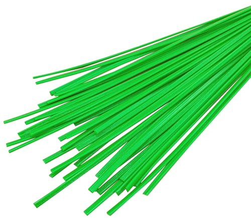 DryiC Plastique Baguettes De Soudure Tiges De Soudage en Plastique Matériau HD-PE Convient pour Le Soudage Électrique, Vert,100pcs