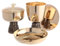 Holyart Cáliz copón Patena para ofrendas latón Dorado Base apóstoles Relieve románico, Ofertorio Patena