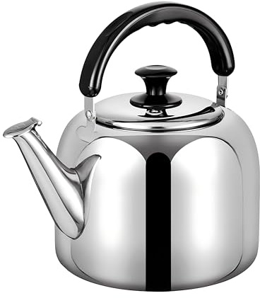Whistling Stovetop Tea Kettle,Food Grade 316 Stainless Steel,Hot Water Fast to Boil,Stovetop Kettle with Ergonomic Handle,3.1 Quart Capacity